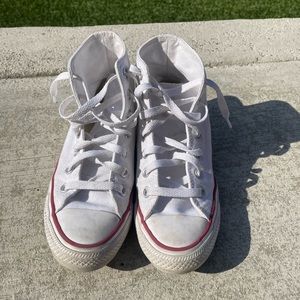 White high top converse